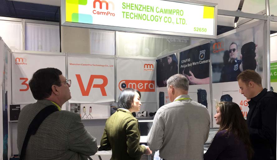CammPro attended Security China exhibition, and in order to expand our business in North America, we also show in CES fair.
Cammpro becames a regular body worn camera supplier of many governments this year, the annual revenue reached to 18 million US 