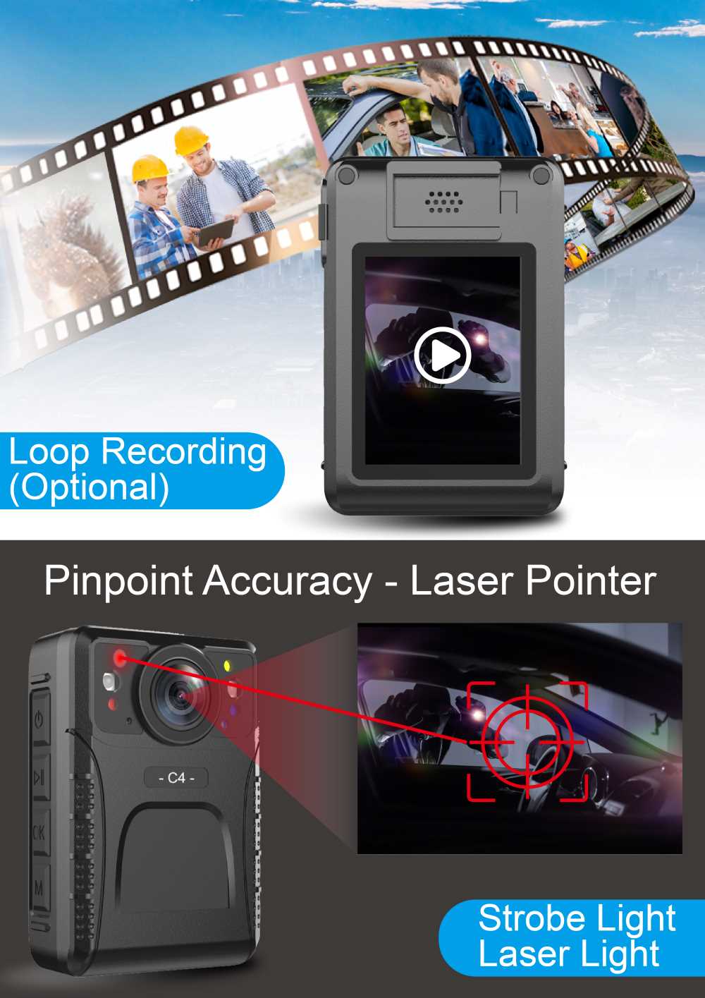 C4n Mini Body Camera