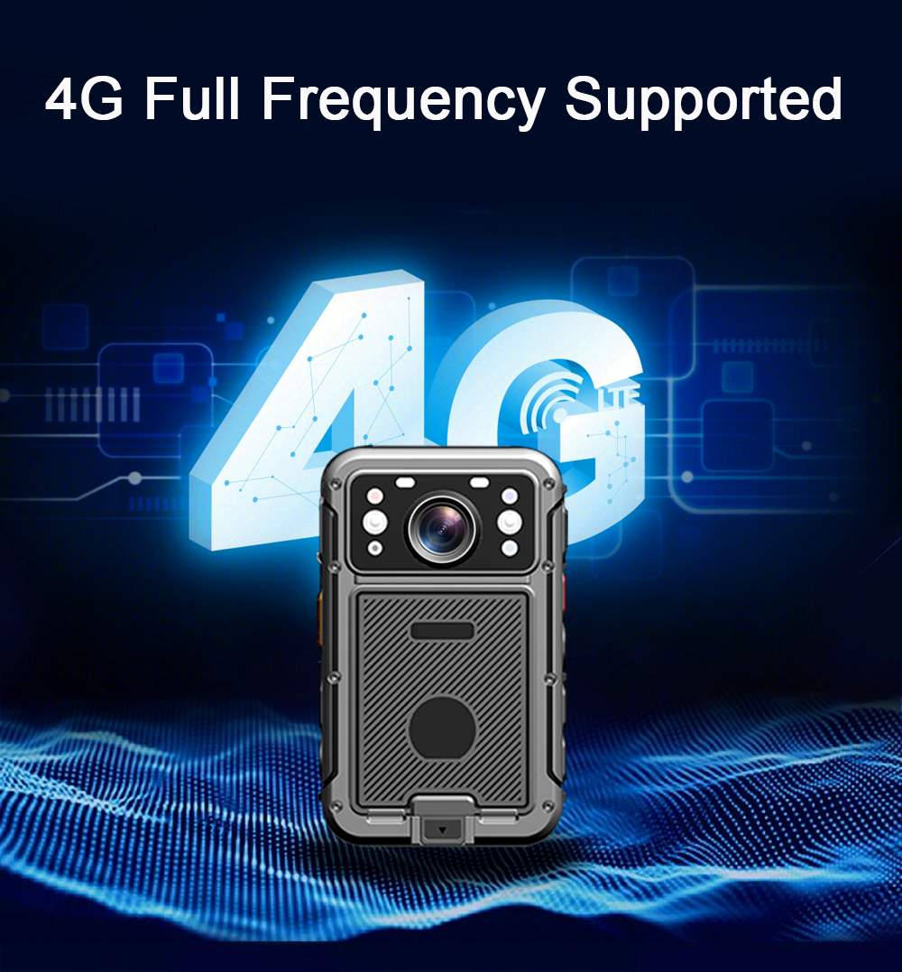 C8 HD True 2K 4G Body Camera With Face Recognition