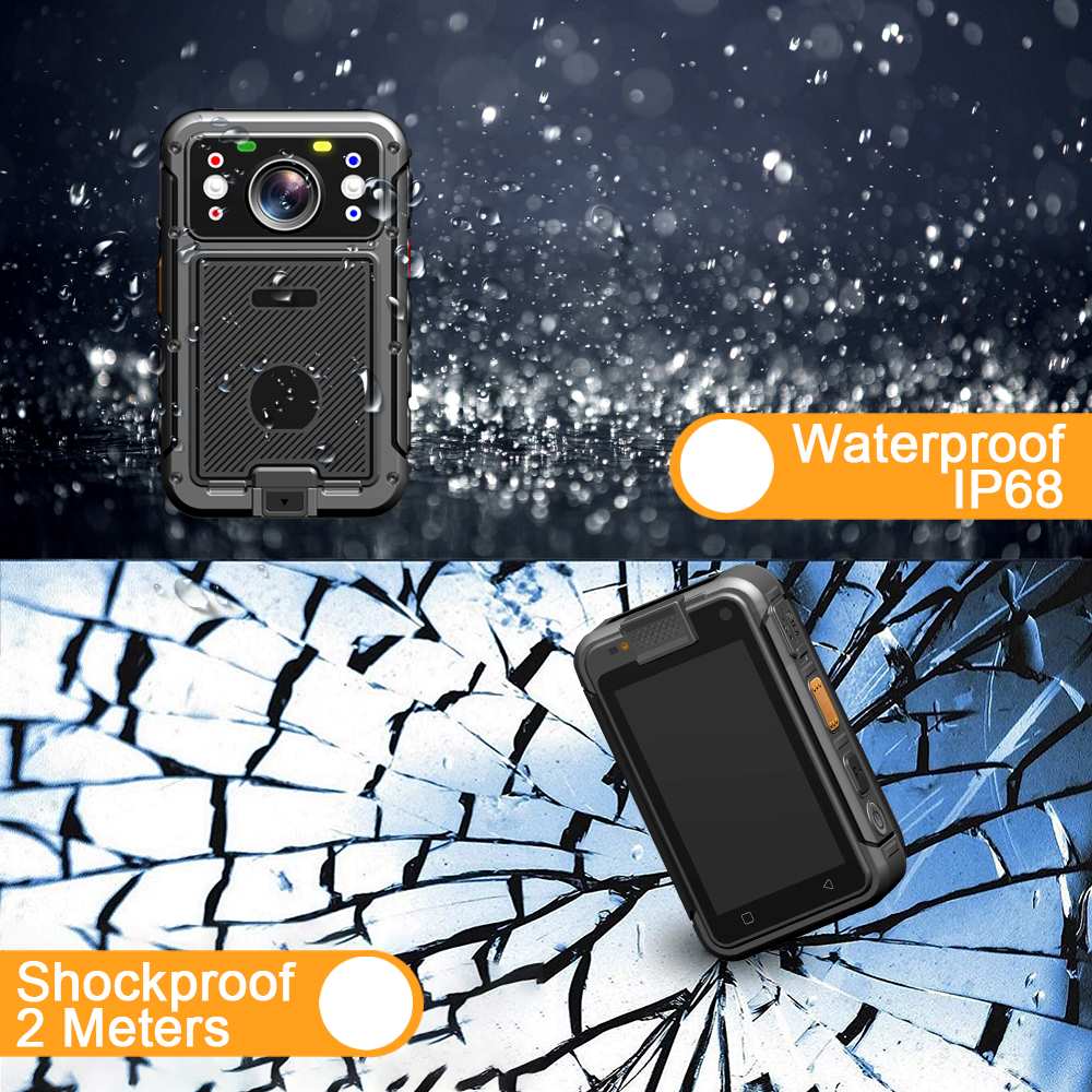 C8 HD True 2K 4G Body Camera With Face Recognition